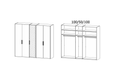 251x223x60cm 