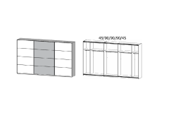 361x229x62 cm