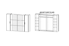 269X210X59 cm