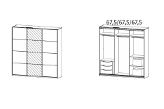 203x210x62cm