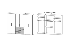 301x223x60cm + 3dw