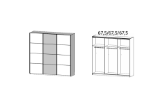 203x229x62 cm