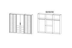 271X210X54 cm