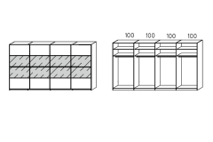 400x223x68cm