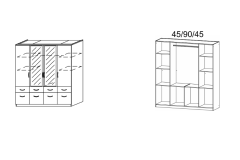181x199x58 cm