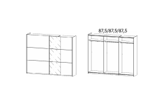 261X210X59 cm