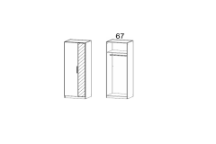 69X197X54  cm