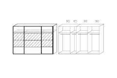 315X210X62 cm