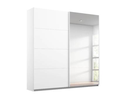 Dulap alb alpin/oglinda 181x210x62cm MEMPHIS