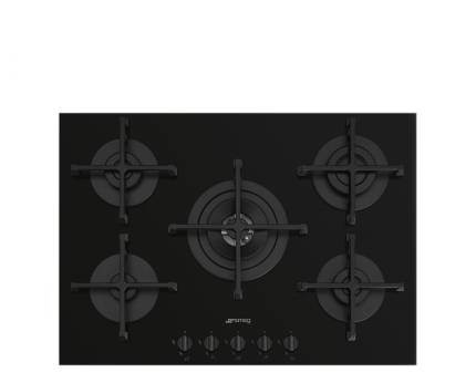 Plita incorporabila pe gaz Smeg Selezione Aesthetic PV275B, 70/75 cm