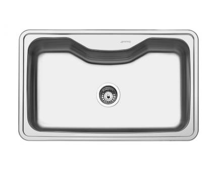 Chiuveta de bucatarie Smeg LYG800 80cm, inox