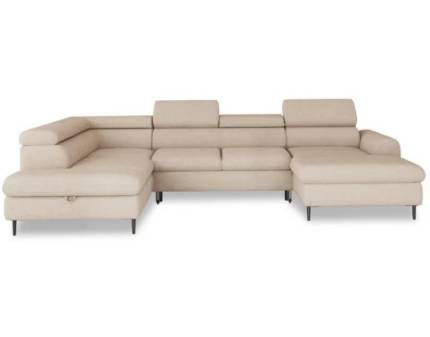 Coltar extensibil RAYO XL cu lada pentru depozitare, tetiere reglabile, personalizabil 326x198x163cm