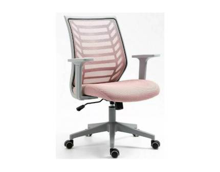 Q-320 scaun de birou roz/ gri