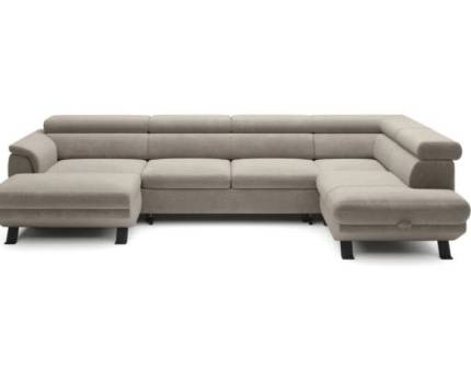 Coltar extensibil RAVEN XL cu lada pentru depozitare, tetiere reglabile, personalizabil 334x198x162cm
