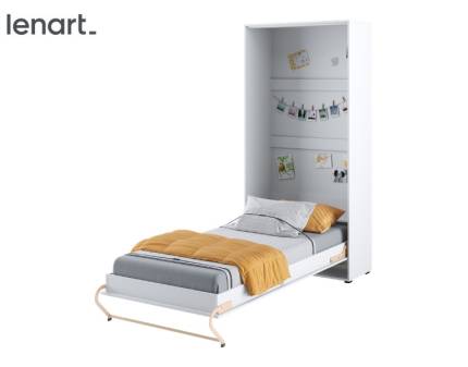 LENART PRO CONCEPT CP-03 pat (90x200cm) rabatabil pe perete 105x46-237x217cm alb alpin
