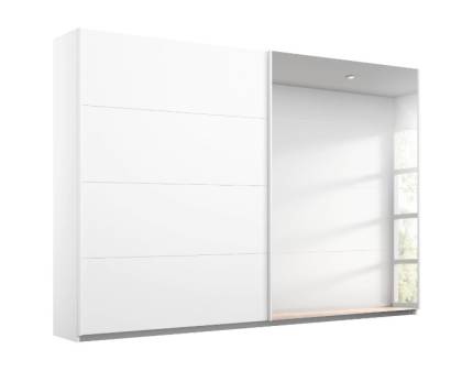 Dulap alb alpin/oglinda 271x210x62cm MEMPHIS
