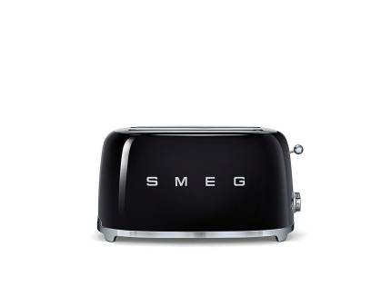 Prajitor de paine Smeg TSF02BLEU, 1500 W, negru, retro, 4 felii