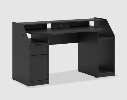 Birou de gaming cu 1 usa si 1 sertar BLACK GAMING 156x67xH90cm negru