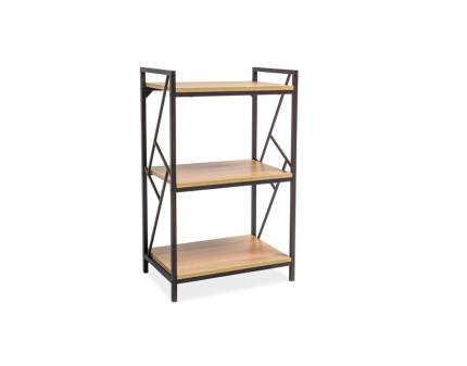 Etajera cu 3 rafturi TABLO R3 60x99x40cm stejar/ negru