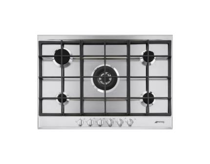 Plita incorporabila pe gaz Smeg Linea P272XGH, 75 cm, inox
