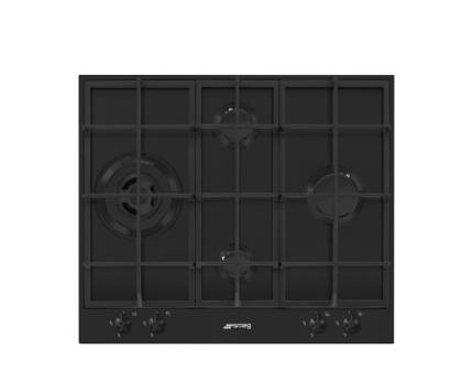 Plita incorporabila pe gaz Smeg Classica Aesthetic PX364LMB, 60 cm, inox