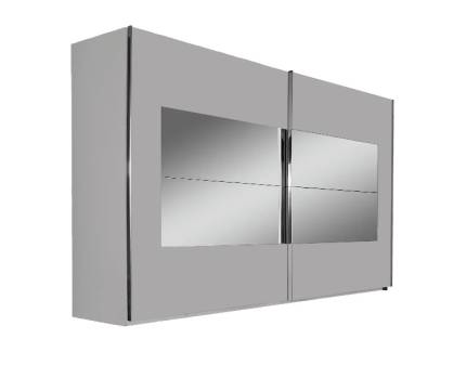 Dulap silk grey/oglinda 316x236x68cm X-TEND FRAME 1