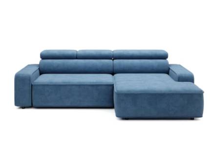 Coltar cu reglaj electric LIAM S cu tetiere reglabile, personalizabil 282x173cm
