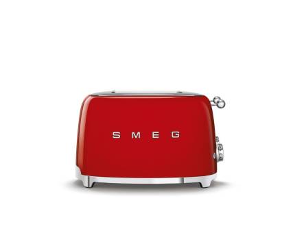 Prajitor de paine Smeg TSF03RDEU, 2000 W, rosu, retro