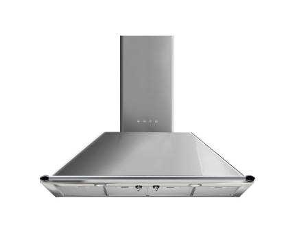 Hota semineu Smeg Victoria KTR110XE, 110 cm, inox, retro