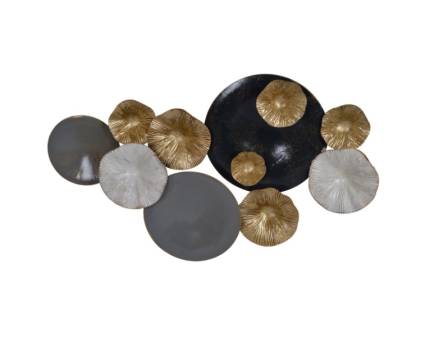 Decoratiune perete metal 68.5x25x4.5cm