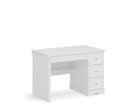 Birou mic cu 4 sertare RUSTIC 108x62xH75cm alb