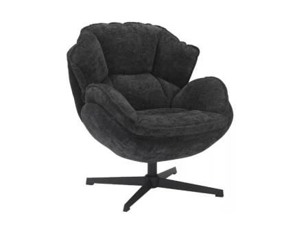 Fotoliu BETTY rotativ, cu sistem de balasare usoara, confortabil, material texil 73x77xH86cm