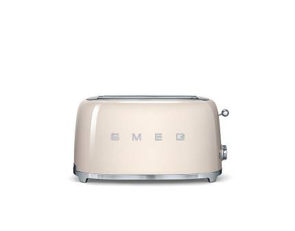 Prajitor de paine Smeg TSF02CREU, 1500 W, crem, retro, 4 felii