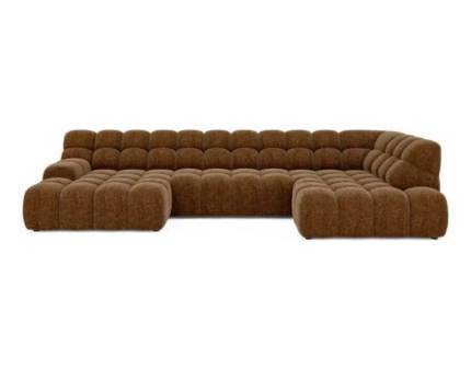 Coltar cu reglaj electric CAMPILE XL personalizabil 385x175x202cm