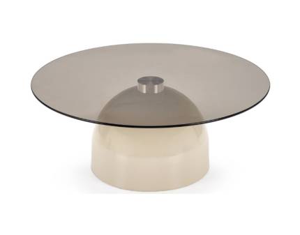 Masuta STARK din sticla, otel vopsit in camp electrostatic casmir 80xH33cm