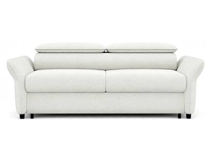 Canapea extensibila (140cm) MANZO cu tetiere reglabile, personalizabila 199x108cm 