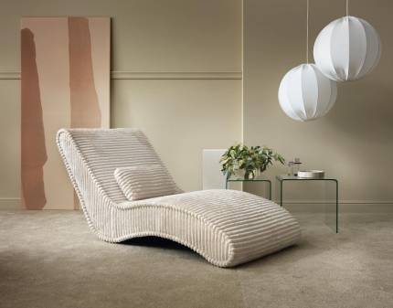 Fotoliu tip sezlong SATO 80 confortabil, cu design minimalist, perna lombara, personalizabil 79x168xH80cm