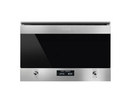 Cuptor incorporabil cu microunde Smeg Classic MP322X1, 60 cm, inox