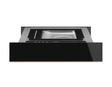 Sertar termic incorporabil Smeg Dolce Stil Novo CPV615NR, black, 15 cm