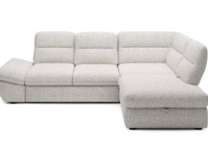 Coltar extensibil GALLIANO L cu lada pentru depozitare, spatar reglabil, personalizabil 270x210cm