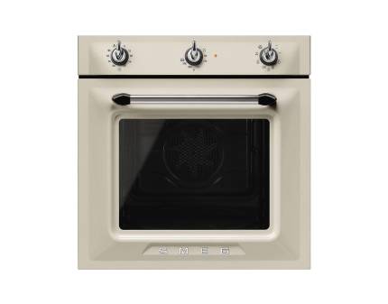 Cuptor incorporabil electric Smeg Victoria SF6905P1, 60 cm, crem, Vapor Clean