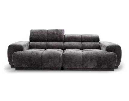 Canapea 2 locuri CHANI fixa, cu tetiere reglabile, personalizabila 232x113cm
