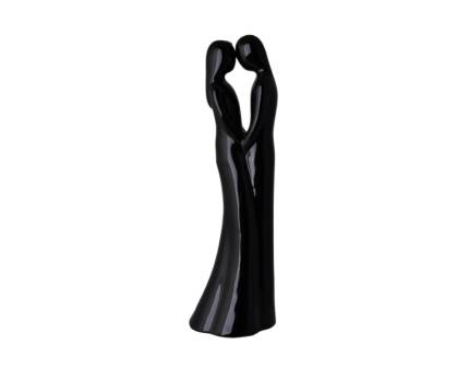 Decoratiune el si ea negru 8.5x8x29cm