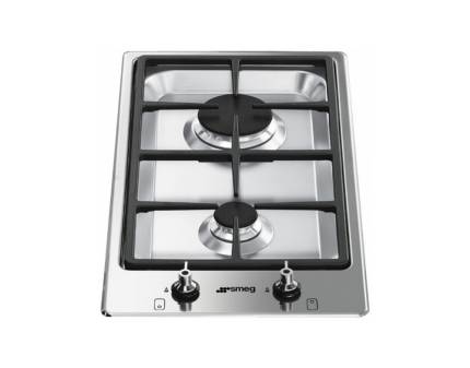 Plita incorporabila pe gaz Smeg Classic PGF32G, 30 cm latime, gratare fonta