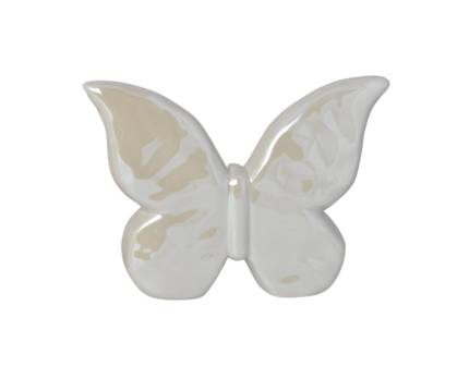 Fluture mare bej perla din ceramica Varianta 1/3