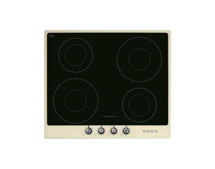 Plita incorporabila cu inductie Smeg Victoria SI964PM, 60 cm latime, rama crem