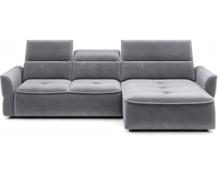 Coltar cu reglaj electric MURILLO MINI cu lada pentru depozitare, tetiere reglabile, personalizabil 260x175cm