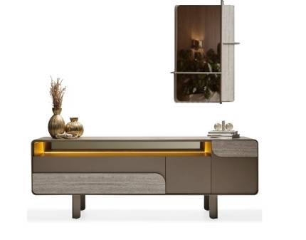 Comoda mare + oglinda AQUA 225x80x50cm