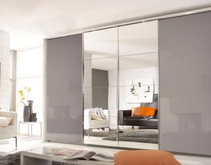 Dulap sticla fango/oglinda 361x211x62cm SYNCRONO