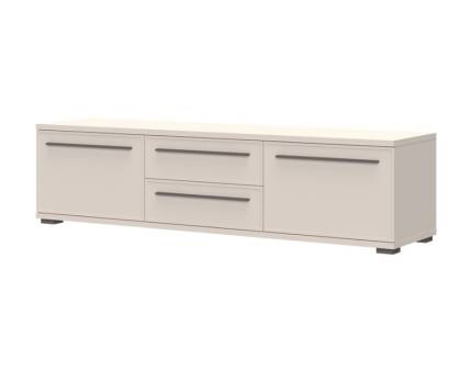 Comoda TV cu 2 usi si 2 sertare OPERA 200x46x46cm casmir, manere si picioare Cortado Brown